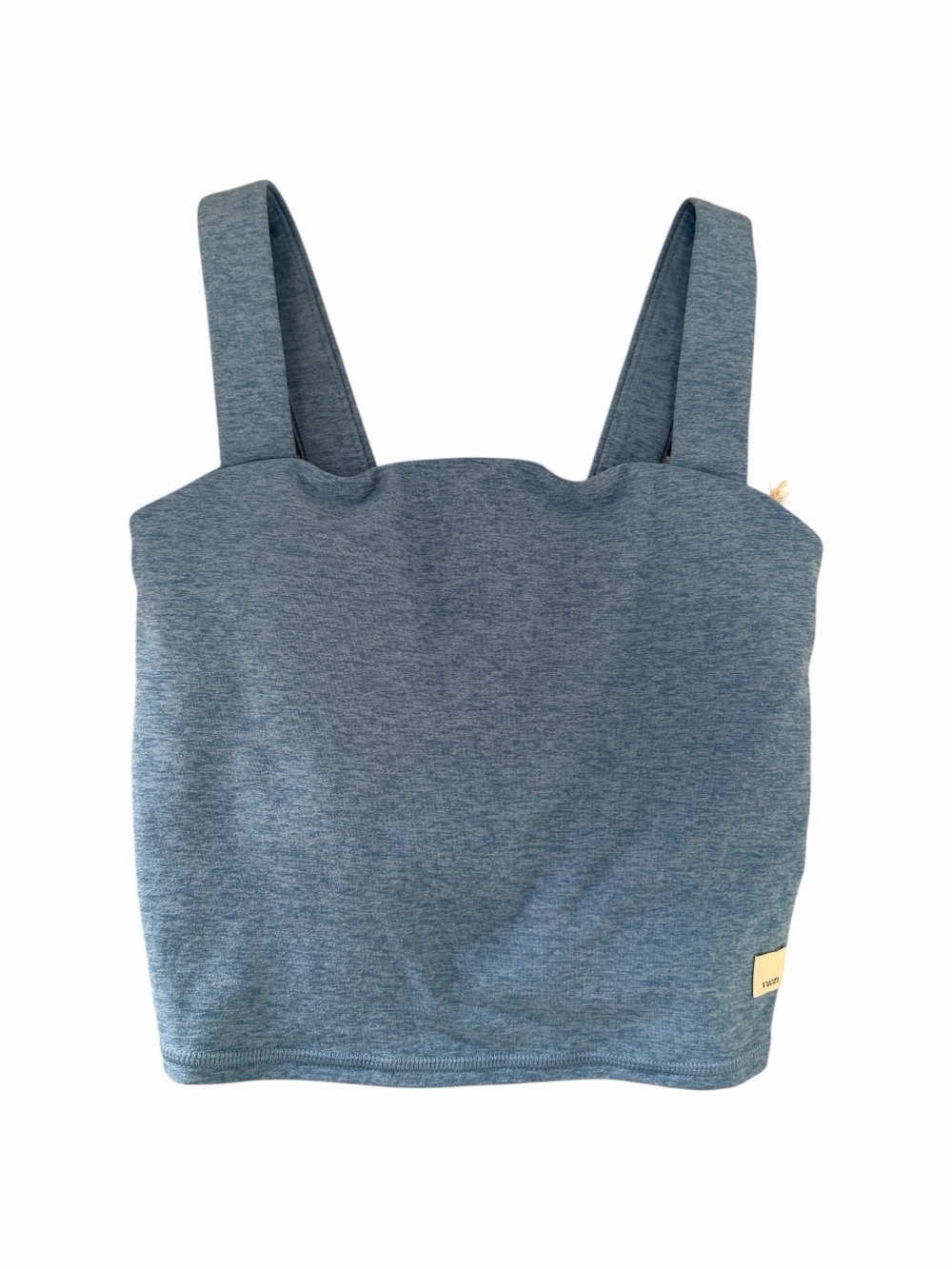 NWT Vuori Elevation Square Neck Tank Isle Blue Heather